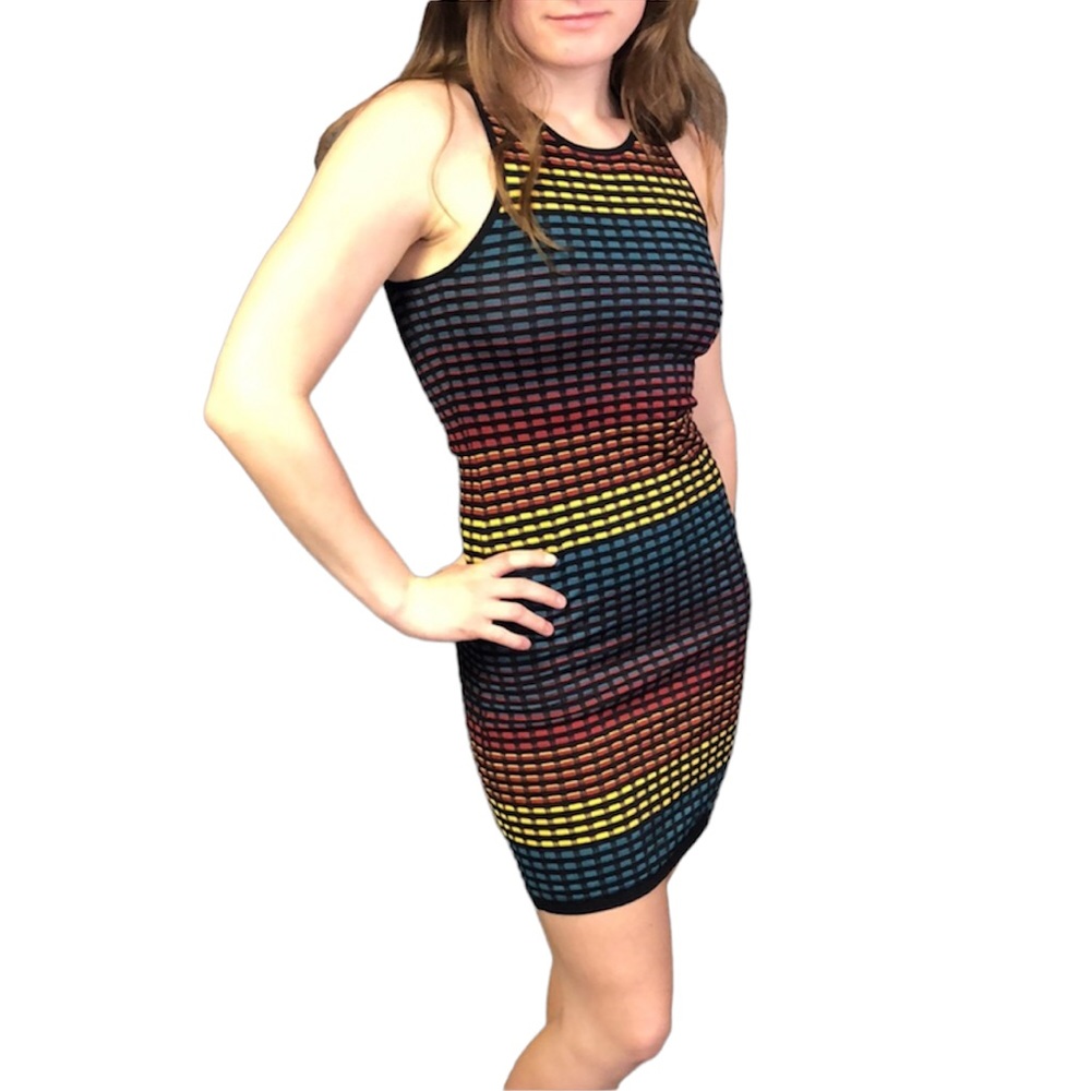 House of Harlow 1960 x REVOLVE Colorful Bodycon Tank Dress, Medium